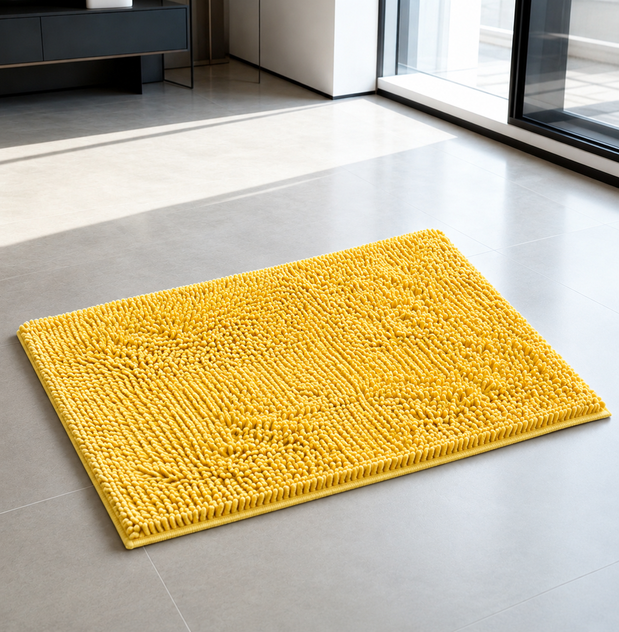 Non-Slip Absorbent Bathroom & Door Rug for Dogs & Cats