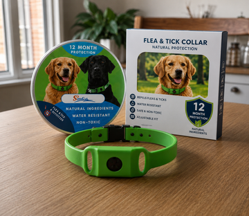 Flea & Tick 12 Months Protection Collar for Dogs – All-Season Anti-Tick Pet Collar