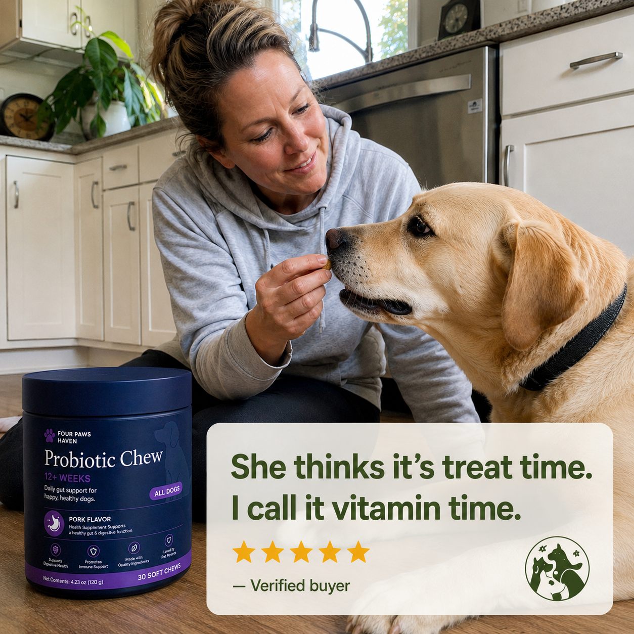 22-in-1 Dog Multivitamin For Skin Joints And Overall Health